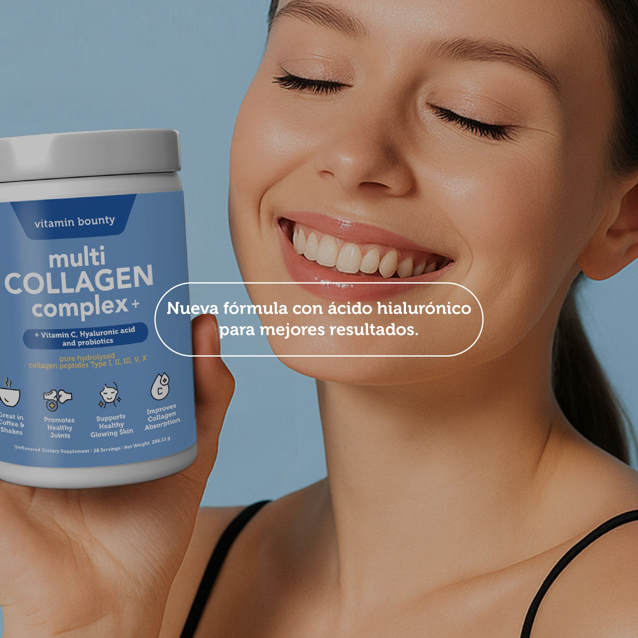 Collagen product Spanish creative